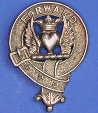 Vintage Scottish Clan Brooch /Bonnet Badge - Douglas     [33326]