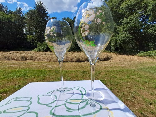 Pair two vintage perrier - pair,