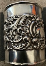 Antique Sterling Silver Christening Mug Ellis  & Co 1916 Birmingham George V Cup