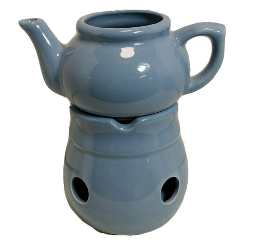 Vtg teapot wax pie - teapot, warmer