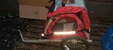 2 in 1 Bike Trailer Stroller Jogger Kids Bicycle Folding Transport Trolley