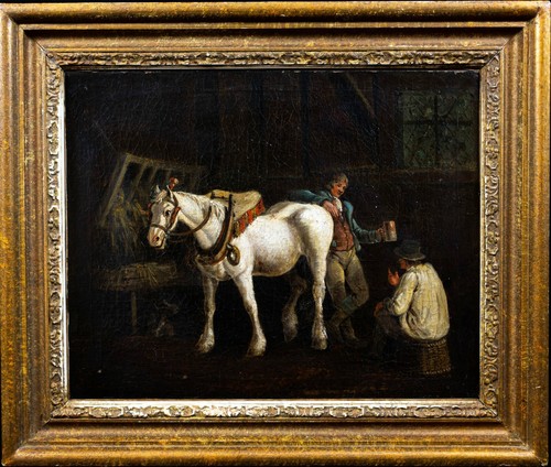 Oil painting antique english - painting,, antique,