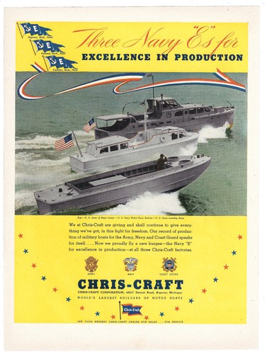 Chris craft motor boats - craft, print