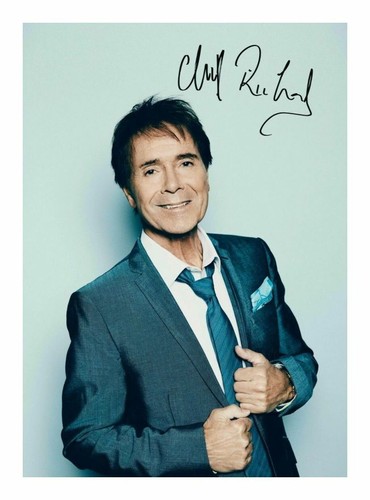 Sir cliff richard autograph - cliff,