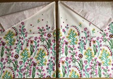 Paper Pansies & Shadow Flower Pink Cath Kidston 2 Housewife Pillowcases New