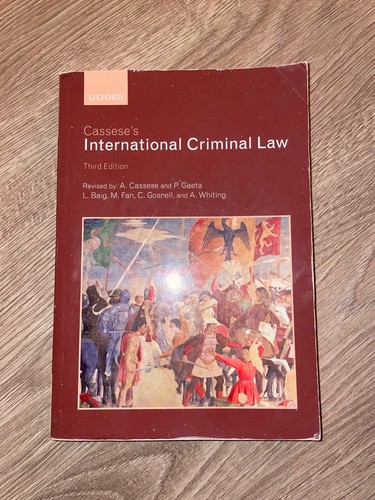 International criminal law - criminal,