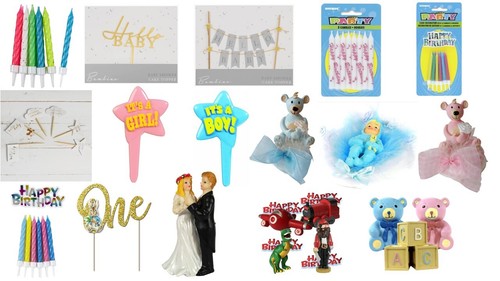 Cake topper candle - cake, figurine