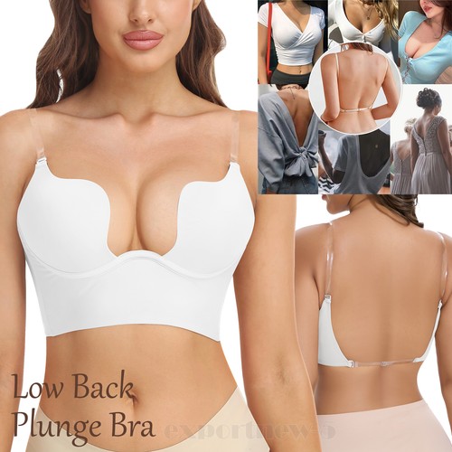 Invisible push bra backless - invisible,