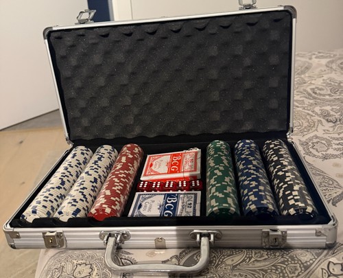 300pc casino poker set texas - set,