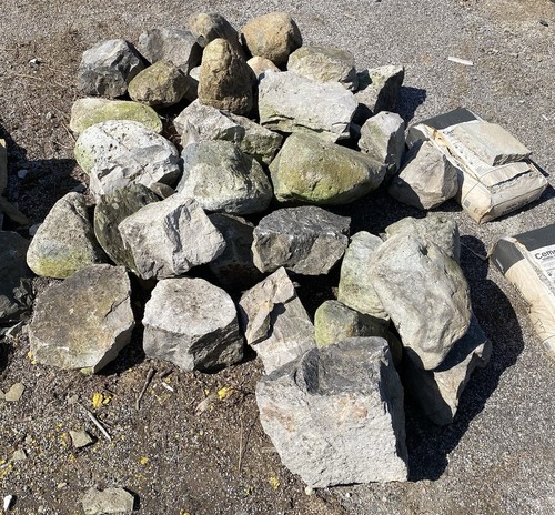Garden rockery stones various - stones,
