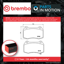 Brake Pads Set fits NISSAN