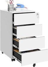 SONGMICS Mobile File Cabinet 4