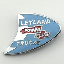 Vintage Leyland Power Plus Trucks Truck Van Lorry Commercial Enamel Pin Badge