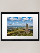 Aerial view of Darwen Tower