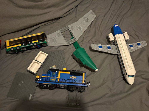 Lego city train - train,, planes,