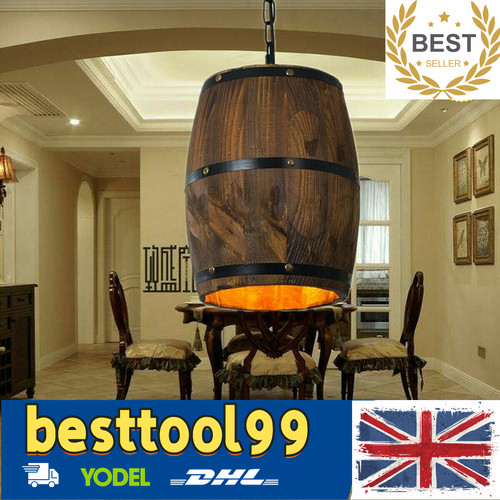 Wooden wine barrel pendant - wine,