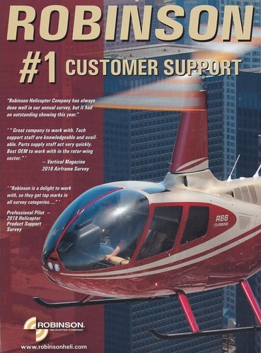 2019 robinson r66 - 2019, turbine