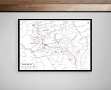 WWI Trench Map • Nivelle's