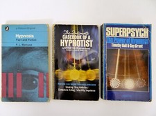 Three Hypnosis Books By Arthur Ellen, F.L. Marcuse & Tim Hall & Guy Grant. Used
