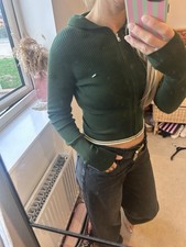 ADANOLA KNIT ZIP UP HOODIE