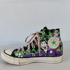 CONVERSE The Joker Hi Top Trainers UK Size 5 DC Comics Hightops