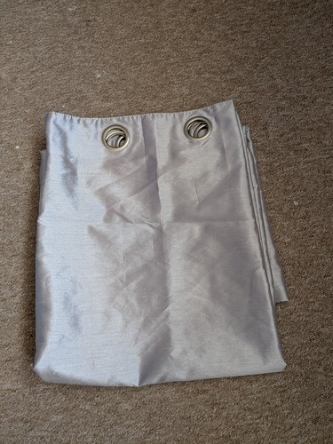 Silver colour curtains 164cms - curtains,