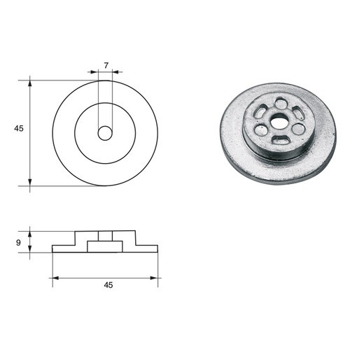 Bukh pro anode tohatsu - pro, f/tohatsu