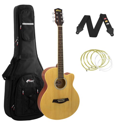 Tiger natural acoustic guitar - tiger,