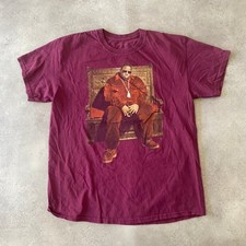 Notorious B.I.G. Graphic T-Shirt Mens Medium Iconic Hip Hop Tee, Red