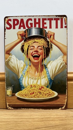 Spaghetti vintage style metal - vintage,