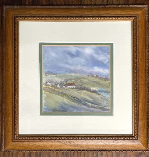 Vintage water colour painting - water,