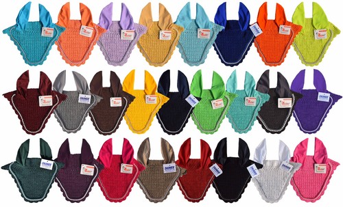 Horse ear bonnet crystal - horse,