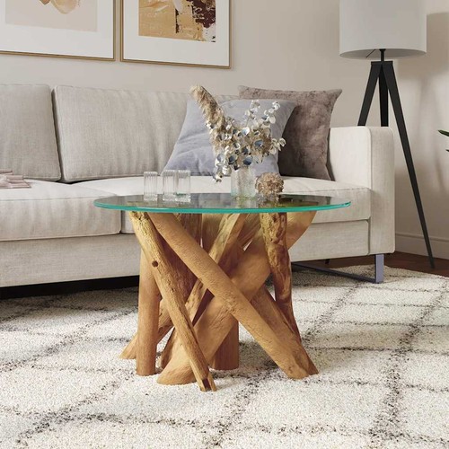 Coffee table solid teak - coffee,