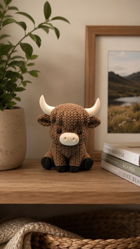Highland cow printed - cow,