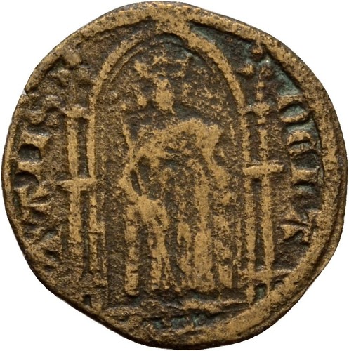 France rake penny token bronze - rake,