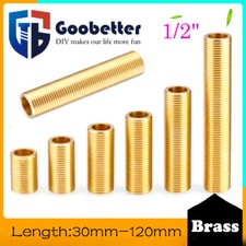1/2" All Thread Hollow Brass