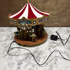Mr. Christmas Very Merry Carousel Musical Animated Indoor Christmas Decoration,