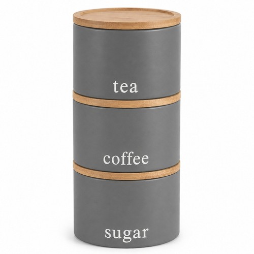 Tea coffee sugar canisters - coffee,