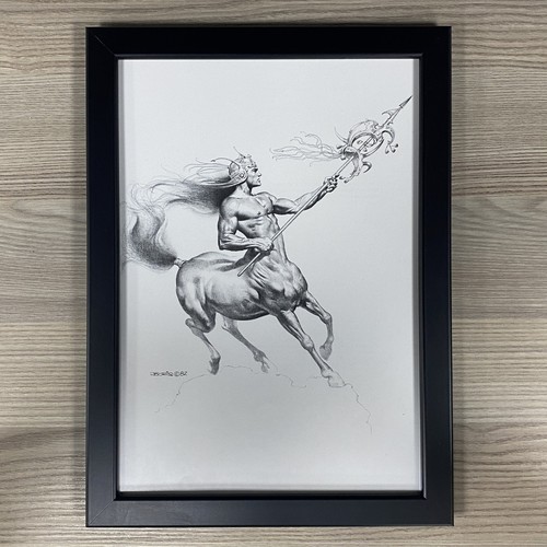 Boris vallejo centaur sketch - boris,