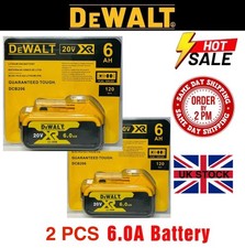 2 x Dewalt 18V-20V 6Ah XR