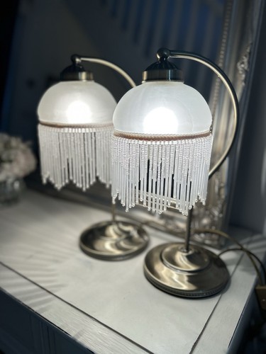 Pair art deco - of, glass