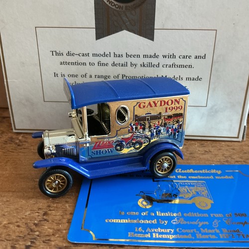 Lledo show gaydon 1999 ford - show,