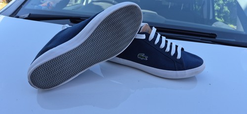 Lacoste lerond blue leather - lacoste,