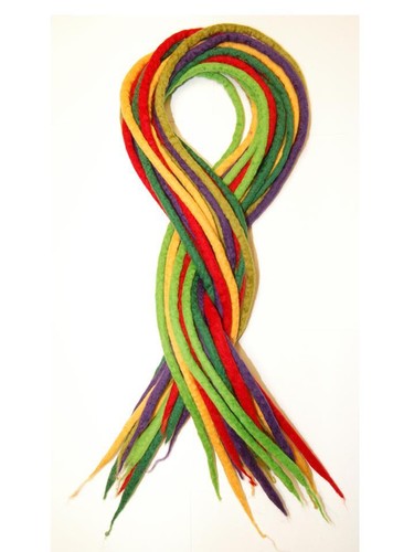 Rainbow dreadlocks 24 - rainbow,