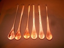 6 x Vintage 1970s Pink Murano Glass Chandelier Rain Droplets