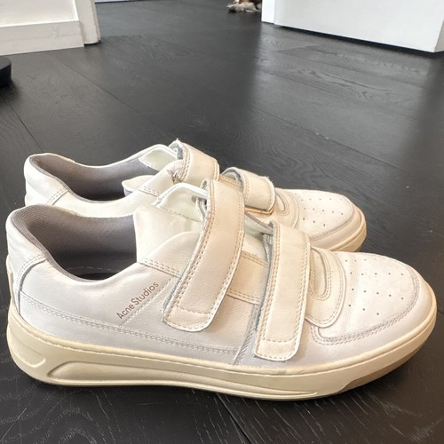 Acne studios white leather - acne,