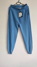 Marks & Spencer Autograph Pure Cashmere Joggers Trousers Cuffed Leg Size M 