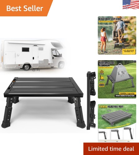Foldable aluminum step stool - step,