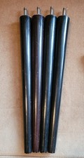 SET OF FOUR VINTAGE WOODEN RECORD PLAYER LEGS APPROX 15"