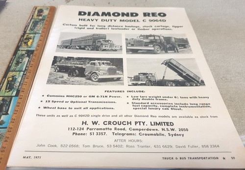 1971 diamond reo trucks - diamond,